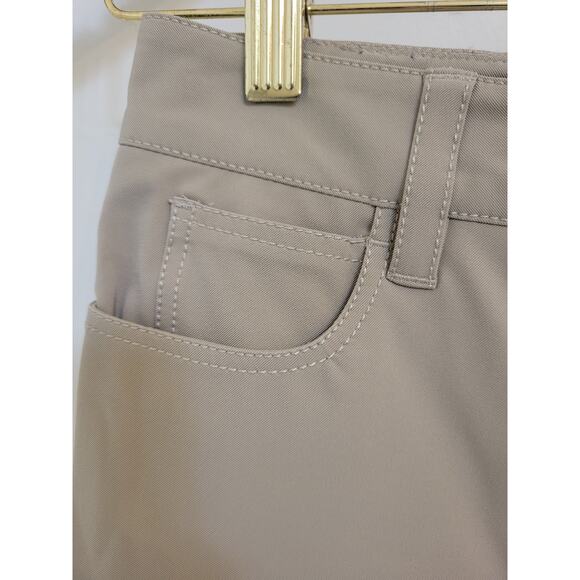 Vintage 2000' Prada Crop Beige Khaki Pants SZ 38 - Picture 5 of 12